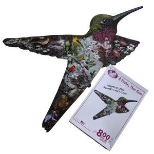 A Flicker Then Gone Hummingbird Shaped Serendipity 800pc Puzzle 65317